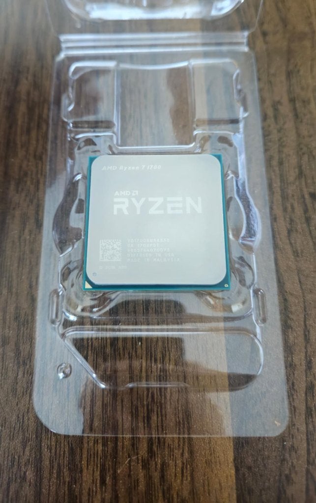 AMD Ryzen 7 1700, Computers en Software, 8-core, Ophalen of Verzenden, Zo goed als nieuw, AMD Ryzen 7