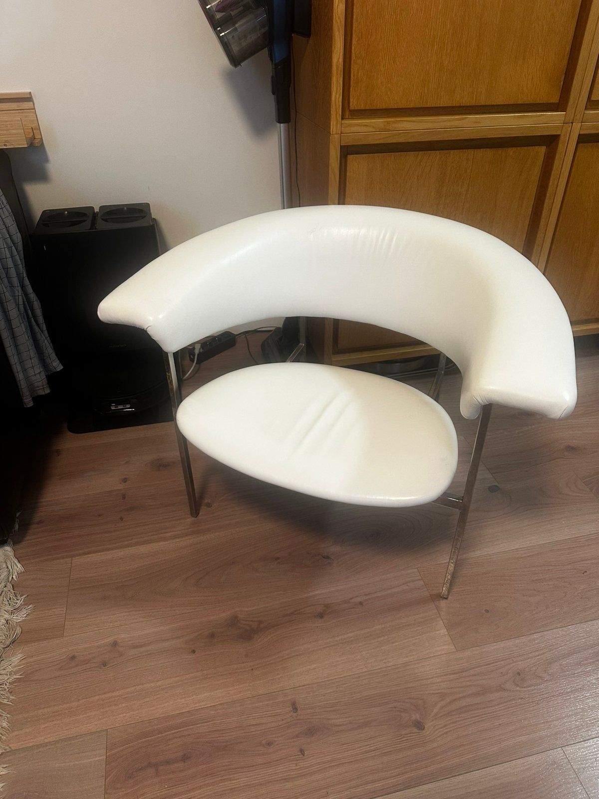 Vintage Rudolf Wolf  Meander' fauteuil, Ophalen, Vintage ,retro, Gebruikt, Wit
