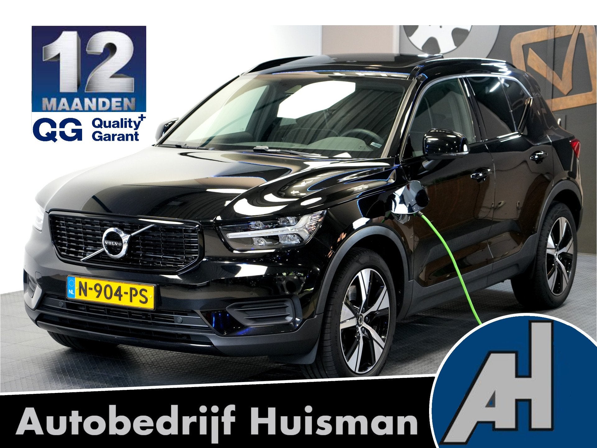 Volvo XC40 1.5 T4 155kW/211pk DCT7 Recharge R-Design PANORAM, Dealer onderhouden, Met garantie (alle), Zwart, Hybride Elektrisch/Benzine