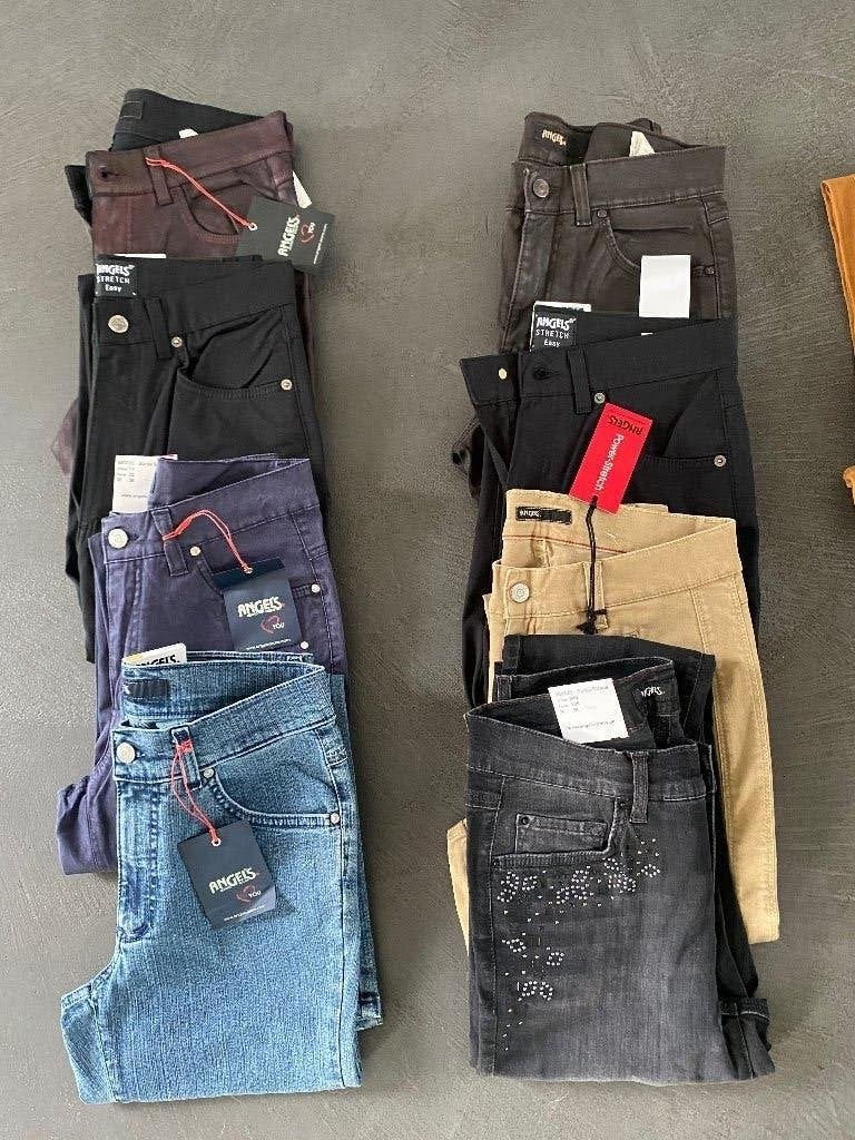 K299 Angels: 12x jeans Mt S=36 broek spijkerbroek, Blauw, Nieuw, Ophalen of Verzenden, W28 - W29 (confectie 36)