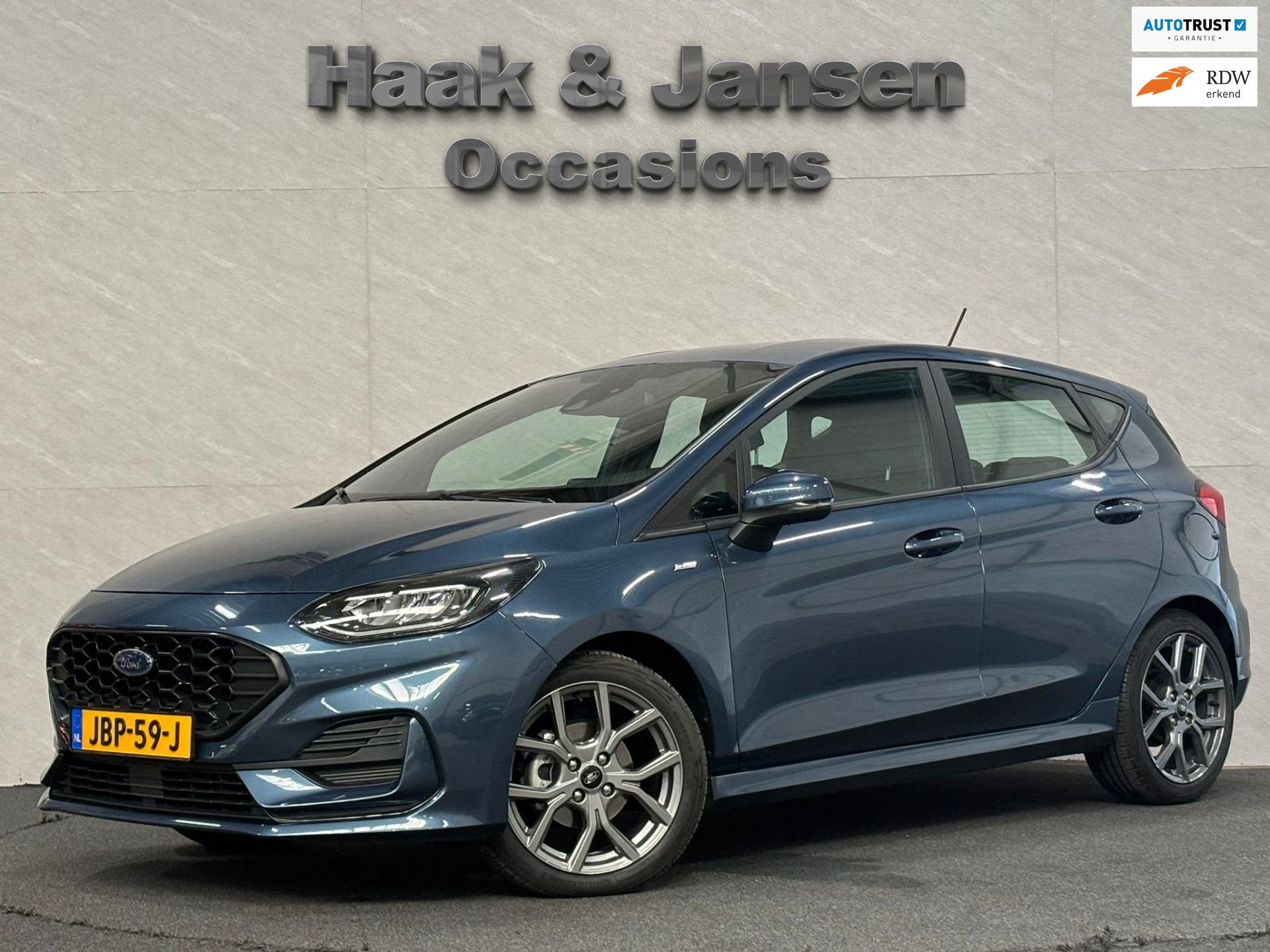 Ford FIESTA 1.0 EcoBoost Hybrid ST-Line Carplay Cruise, Voorwielaandrijving, Gebruikt, Euro 6, 95 pk