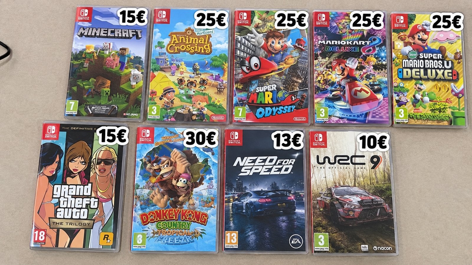 Nintendo Switch spellen - alleen samen te koop, Ophalen of Verzenden, Zo goed als nieuw, Zonder controller, Switch Original