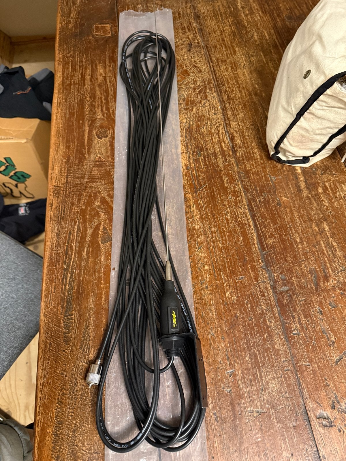 Nieuwe Marifoonantenne 86cm met 20m kabel, Ophalen of Verzenden, Nieuw