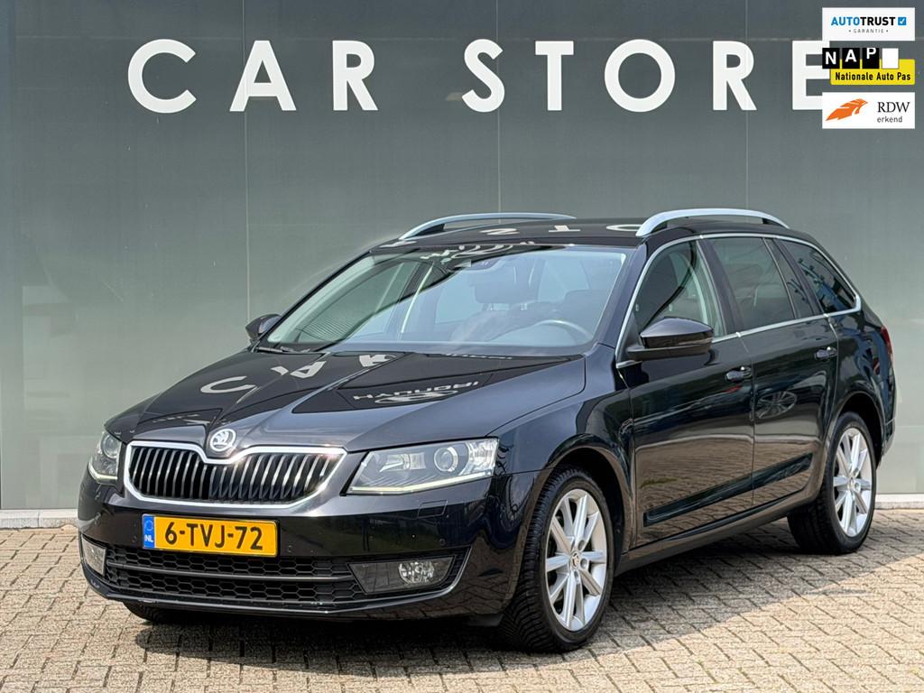 Skoda Octavia Combi 1.4 TSI DSG Greentech Elegance Businessl, Euro 5, Stof, Gebruikt, Zwart
