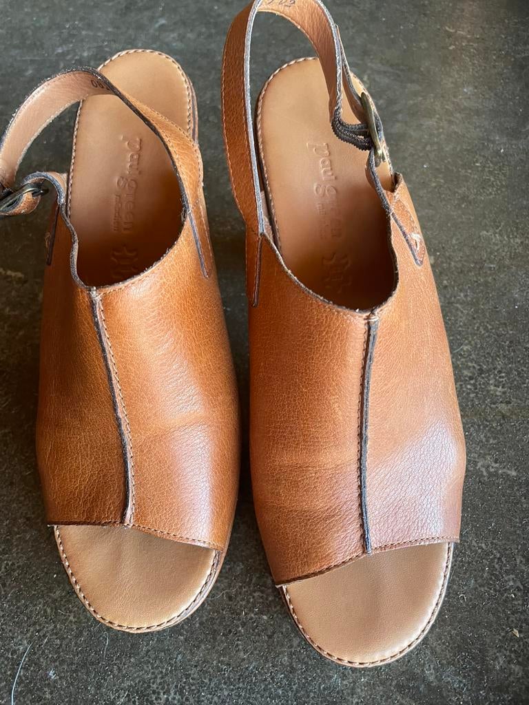 Paul green open schoen, Kleding | Dames, Schoenen, Ophalen, Zo goed als nieuw, Bruin