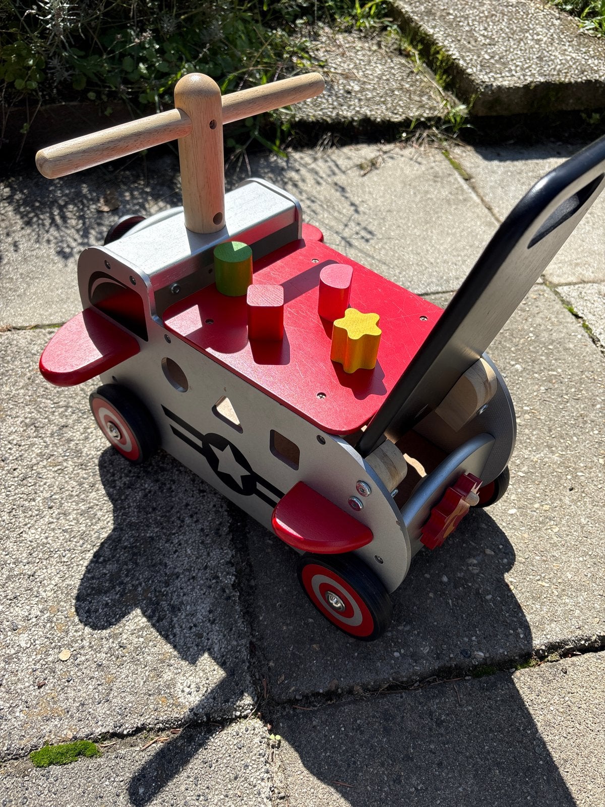 I'm Toy vliegtuig loopauto met vormenstoof, Ophalen, Gebruikt