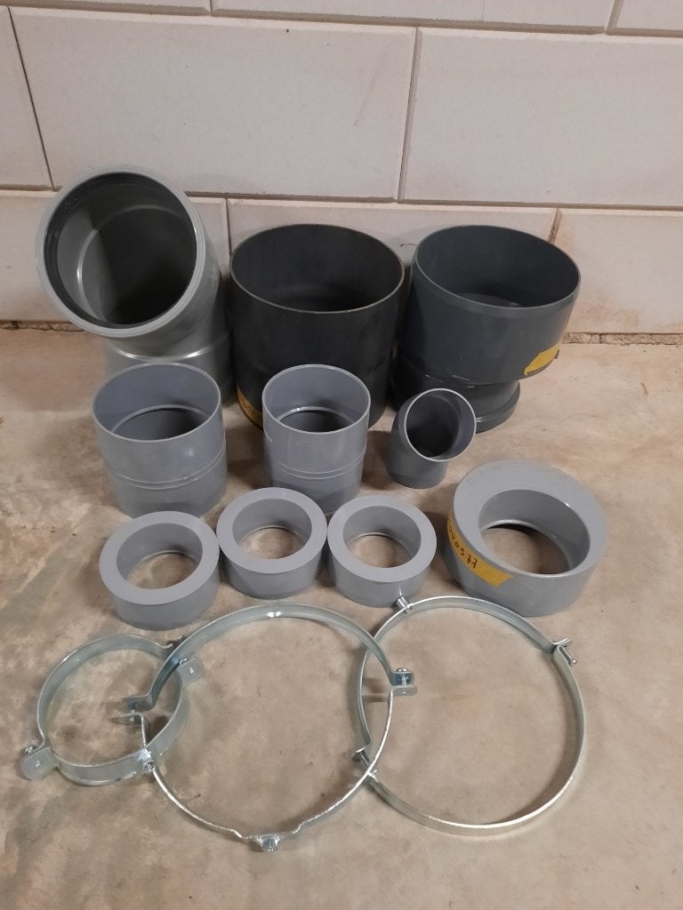 pvc afvoer, Doe-het-zelf en Verbouw, Buizen en Afvoer, Ophalen, Afvoer, Pvc, Nieuw