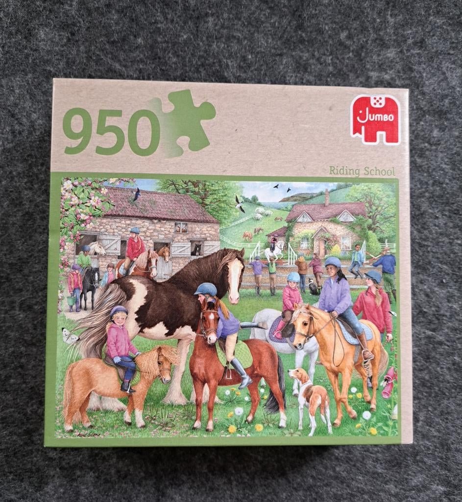 Jumbo puzzel, Ophalen of Verzenden, 500 t/m 1500 stukjes, Zo goed als nieuw, Legpuzzel