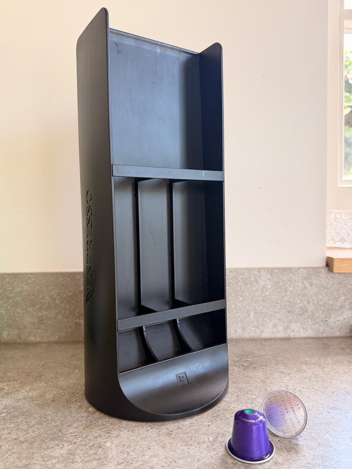 Nespresso draaibare capsulehouder z.g.a.n., Ophalen, Zo goed als nieuw