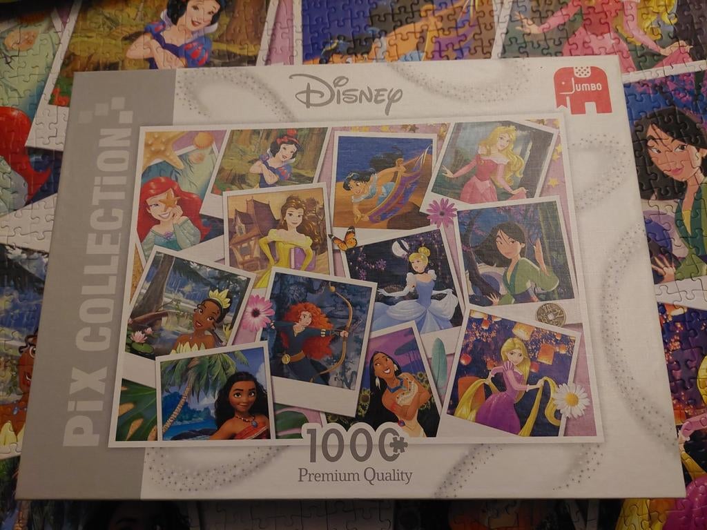 Puzzel Disney prinsessen, Ophalen of Verzenden, 500 t/m 1500 stukjes, Zo goed als nieuw, Legpuzzel