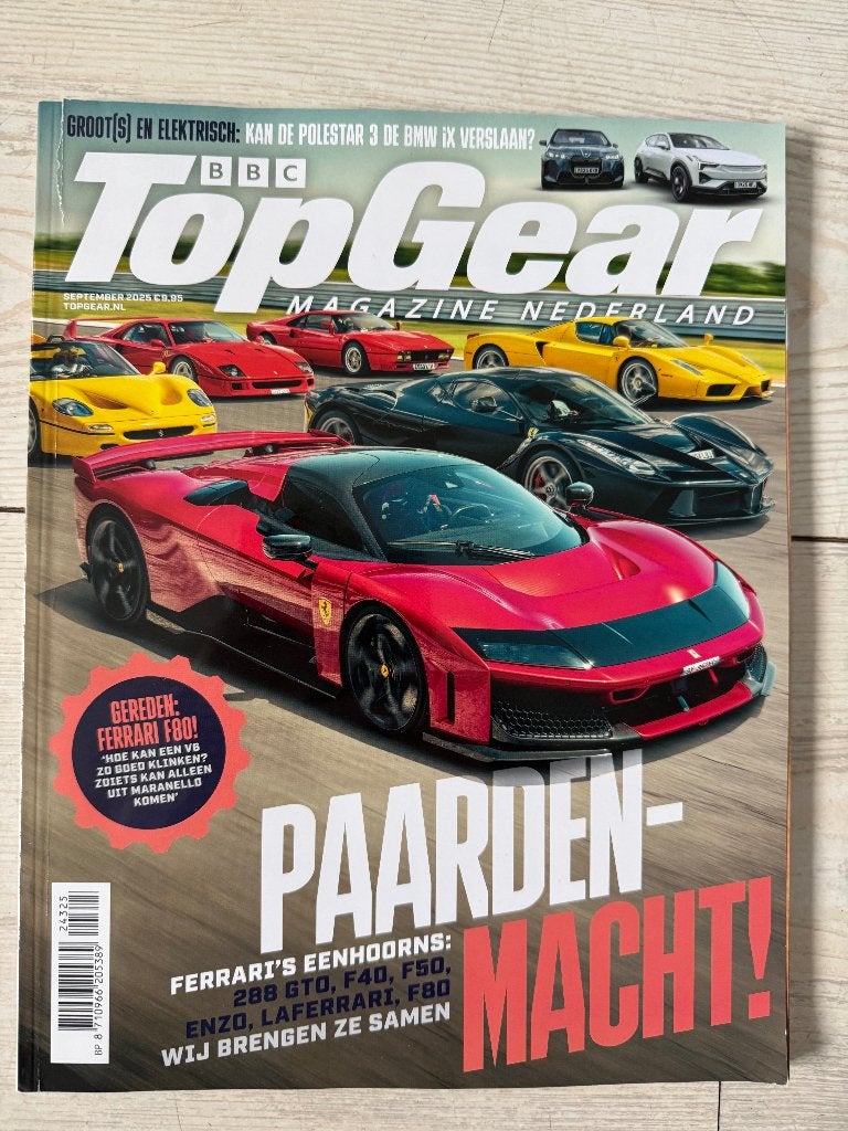 TopGear Magazine Nederland (september 2025), Boeken, Ophalen of Verzenden, Gelezen, Overige typen
