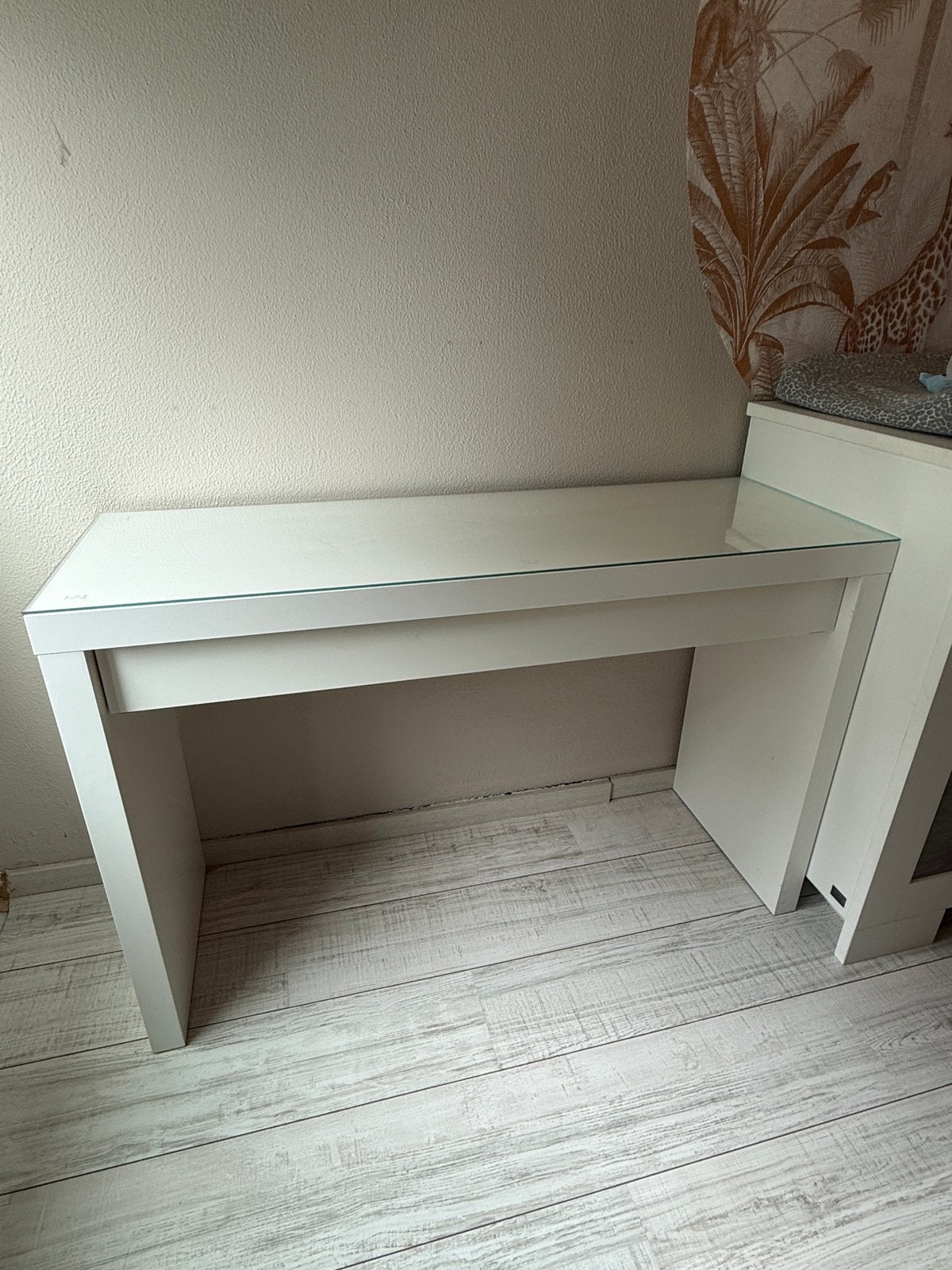 Ikea malm make up tafel, Ophalen, Gebruikt, 100 tot 150 cm, 25 tot 50 cm