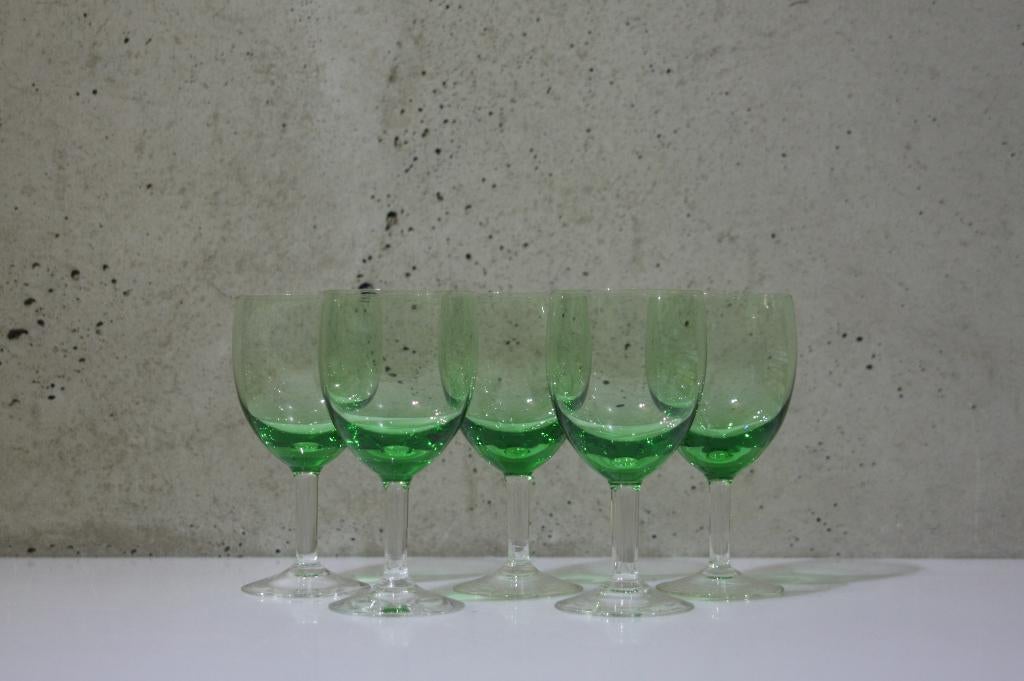 5 Royal Leerdam - Gilde glas - Copier - Annagroen - Kristal, Ophalen of Verzenden, Zo goed als nieuw, Kristal, Glas of Glazen
