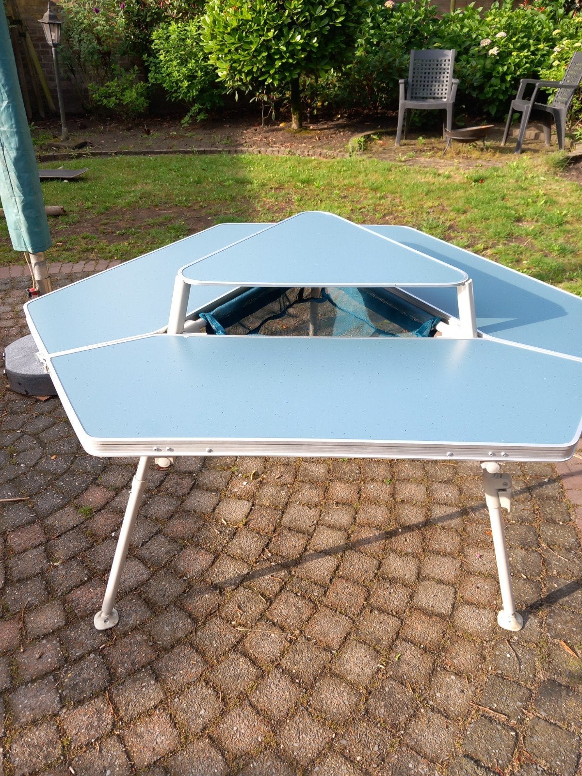 Campingtafel - Opvouwbaar en Verstelbaar, Caravans en Kamperen, Kampeermeubelen, Ophalen