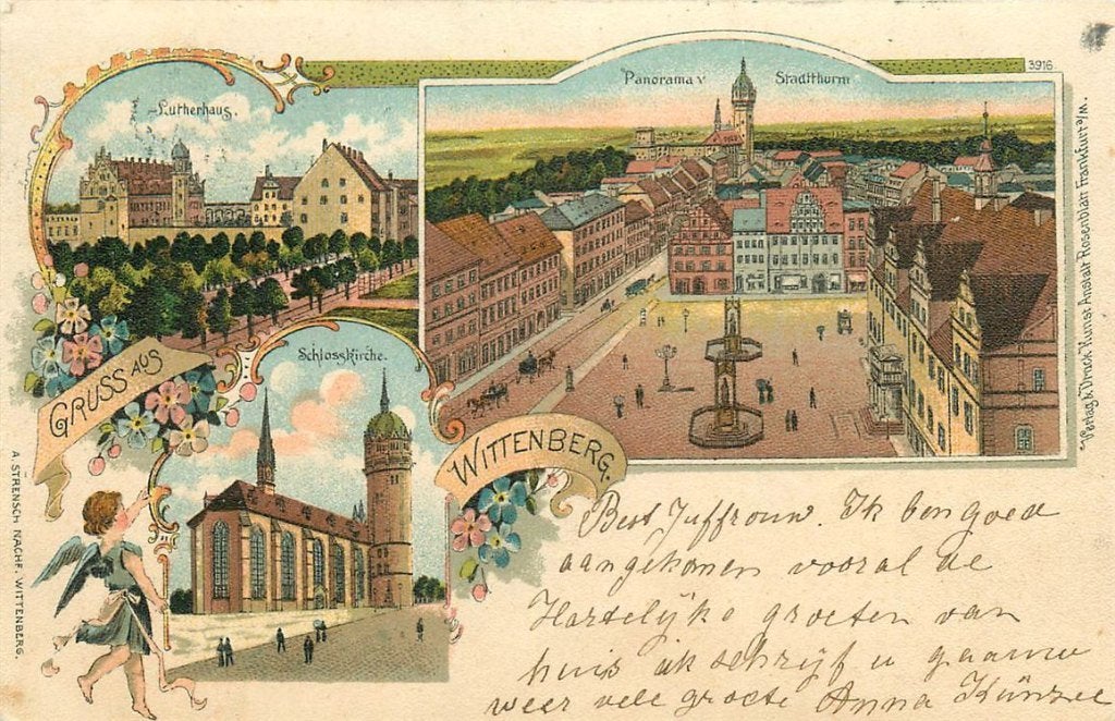 702-047-011 Wittenberg Litho, Verzenden, Voor 1920, Duitsland