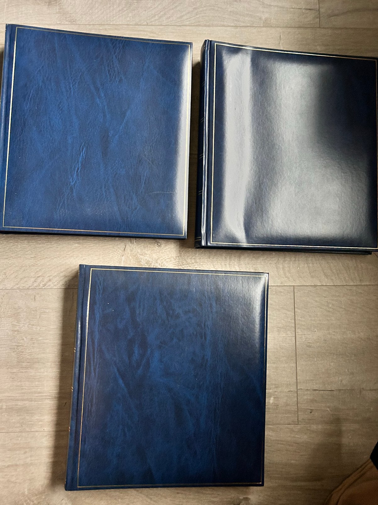 Henzo fotoalbum donkerblauw met zwartw bladen 3 stuks *NIEUW, Ophalen of Verzenden, Nieuw