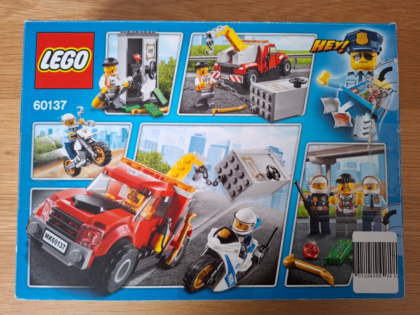 Complete politieset Lego City - 60137, Lego, Ophalen of Verzenden, Zo goed als nieuw, Compleet