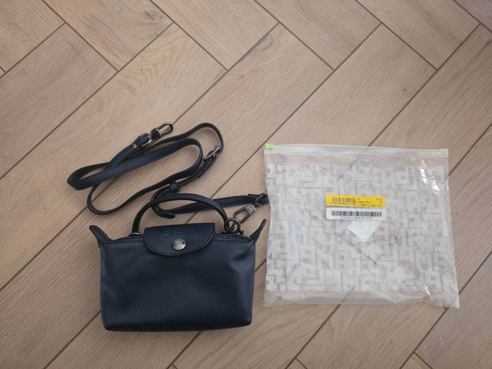 Longchamp le pliage Xtra mini, Ophalen of Verzenden, Nieuw, Blauw, Handtas