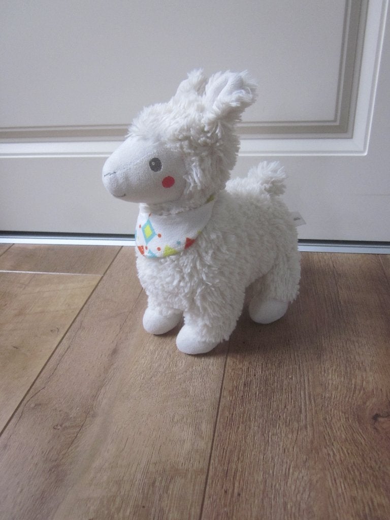 Nicotoy Simba Toys roomwit superzachte lama alpaca knuffel, Overige karakters, Nieuw, Ophalen of Verzenden, Middelgroot (20 tot 80 cm)
