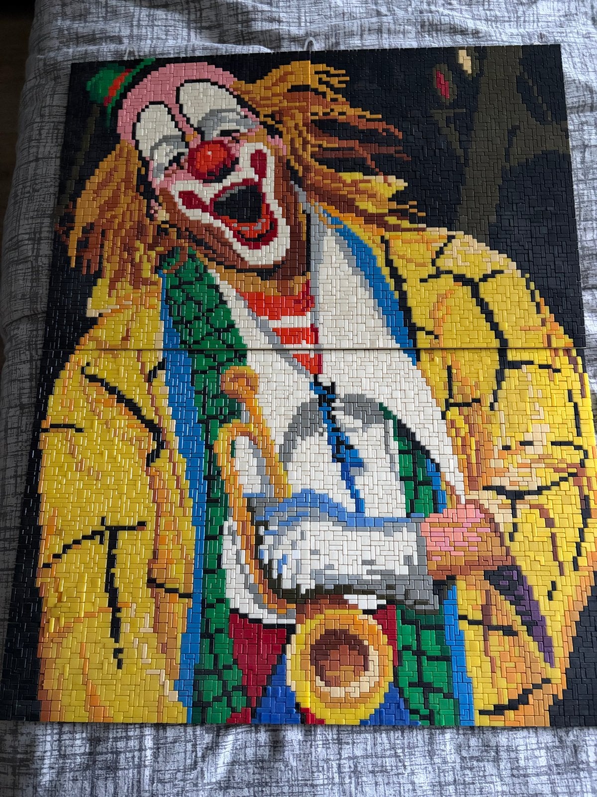 Grote Ministeck Clown Kunstwerk - Uniek en Kleurrijk, Hobby en Vrije tijd, Ophalen, Nieuw, Overige typen