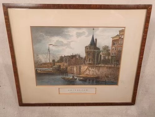 Amsterdam: Schreijershoektoren Schreijerstoren 1858, Antiek en Kunst, Ophalen