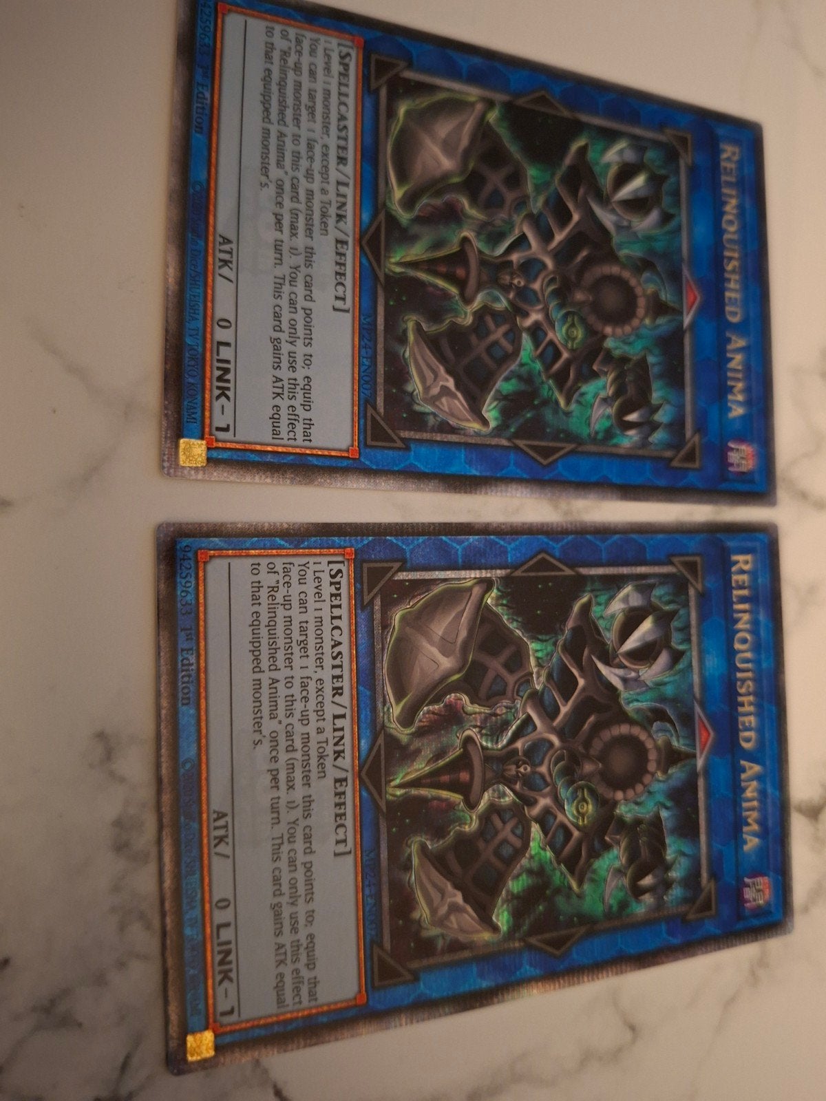 2x Relinquished Anima - Pack Fresh Yu-Gi-Oh! Kaarten, Ophalen, Nieuw, Meerdere kaarten