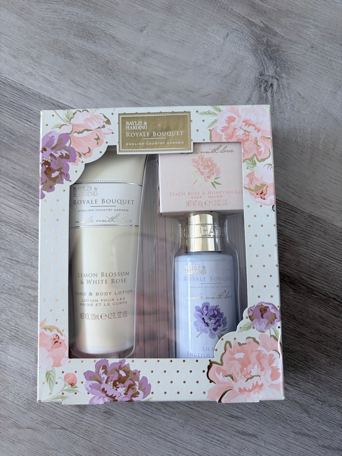 Baylis & Harding Royale Bouquet Cadeauset, Ophalen of Verzenden, Nieuw, Bodylotion, Crème of Olie