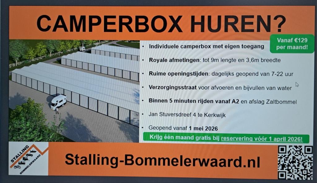 Camper Caravan Boot Auto., Ophalen of Verzenden