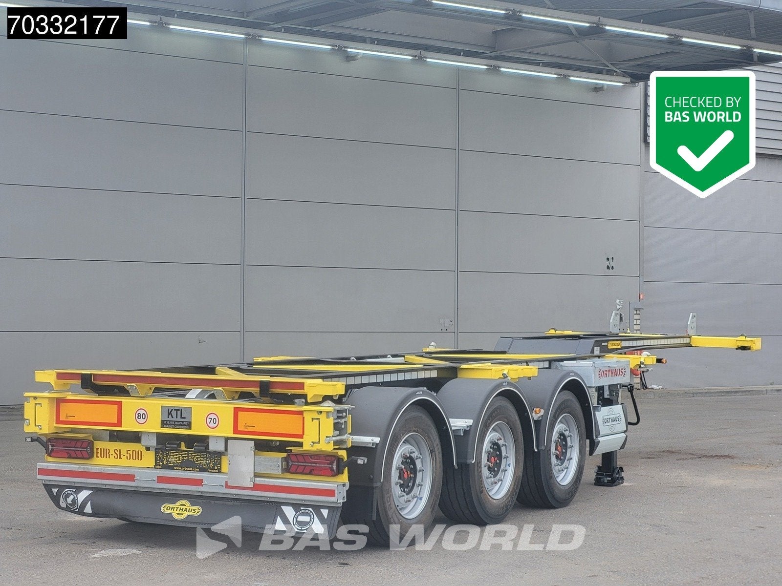 Orthaus CGS (Euro Slider 500) 3 assen Multi 45ft Lift Axle e, Auto's, Stof, Overige brandstoffen, Zwart, Bedrijf