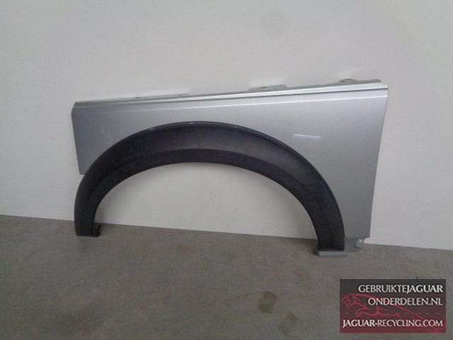 Spatbord links met verbrede Land Rover Discovery 3 zilver, Auto-onderdelen, -, Links, Ophalen of Verzenden, Spatbord