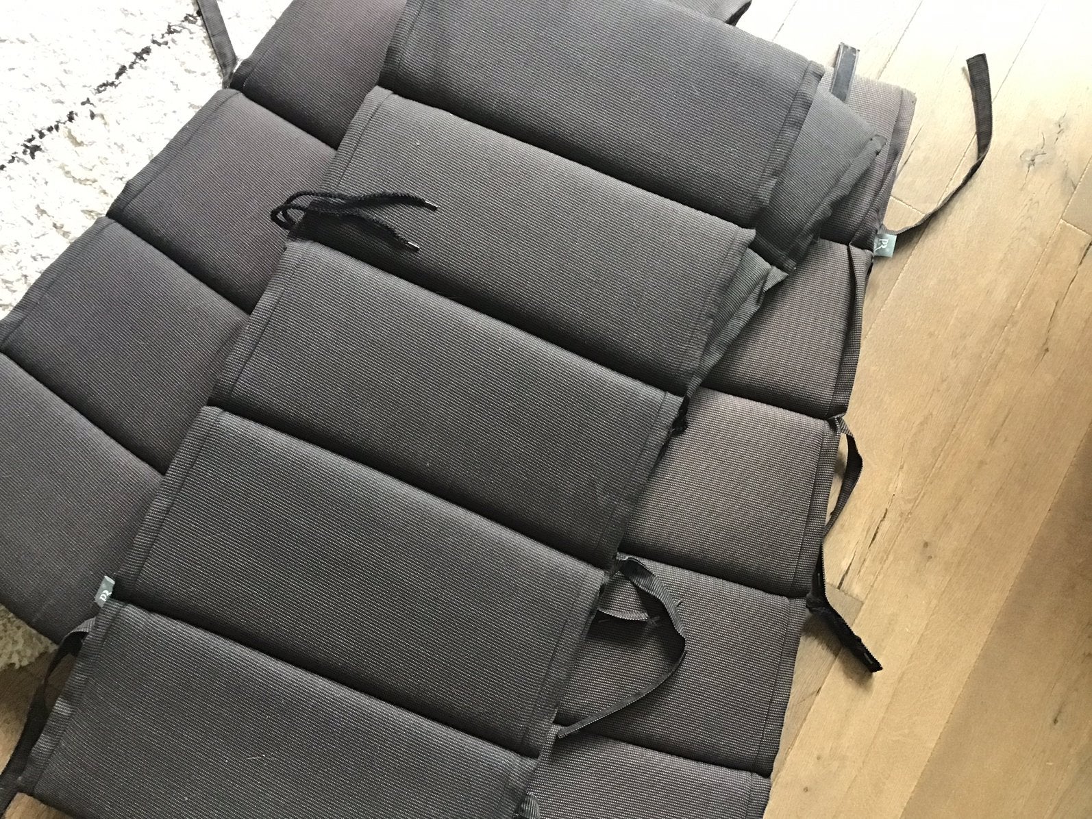 Tuinstoelkussens  P&R design Antraciet, Ophalen, Zo goed als nieuw
