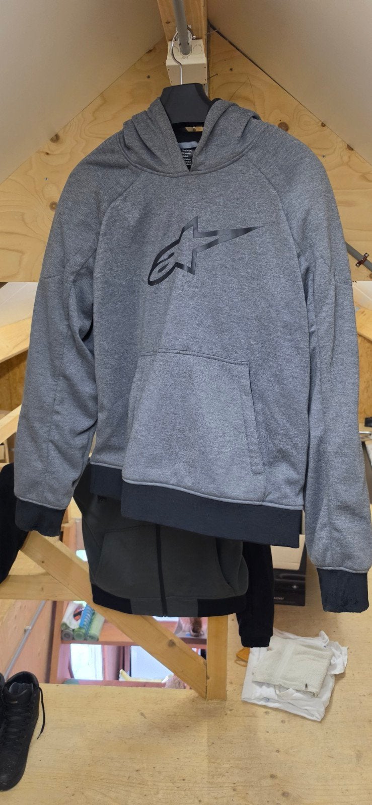 Alpinestars Hoodie met elleboog protectie. XXL, Motoren, Ophalen, Tweedehands, Jas | textiel, Alpinestars