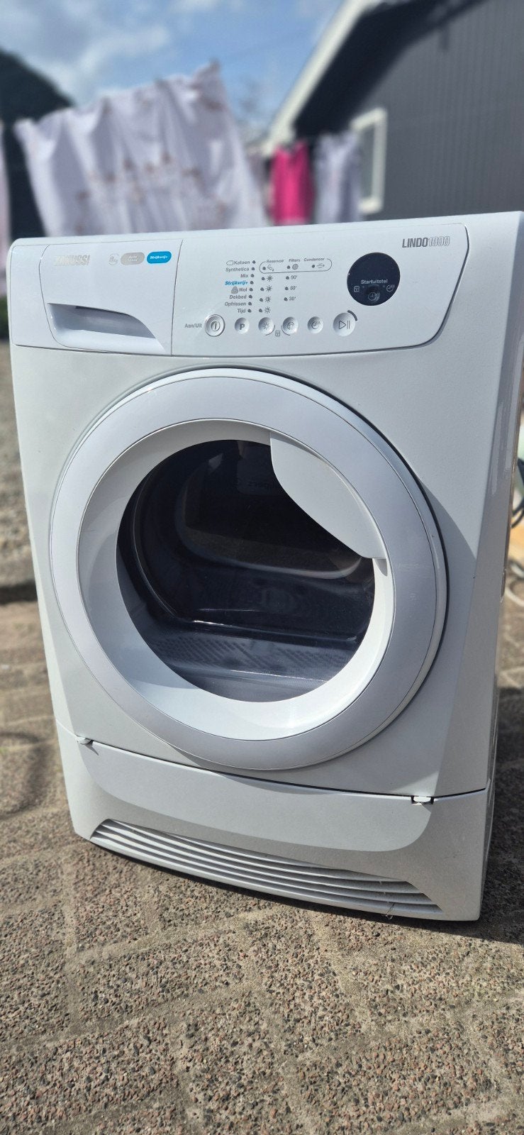 Zanussi Lindo 3000 wasdroger, Witgoed en Apparatuur, Wasdrogers, 6 tot 8 kg, Ophalen of Verzenden, Zo goed als nieuw, Voorlader