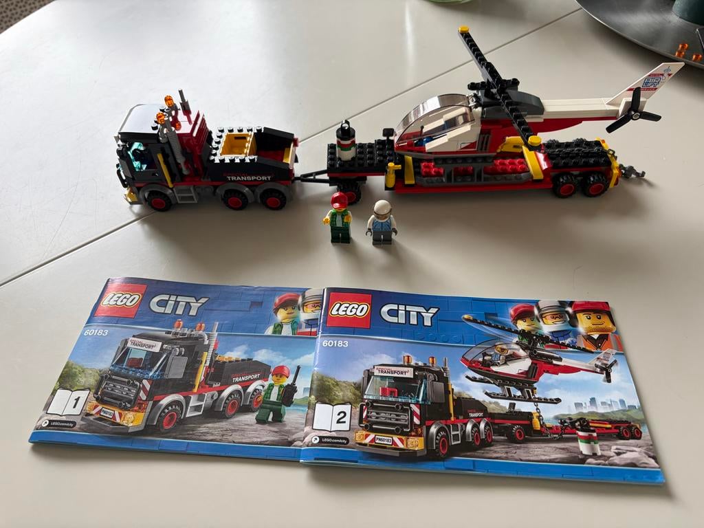 LEGO City 60183 Zwaar Transport met Helikopter, Ophalen of Verzenden, Zo goed als nieuw, Overige merken