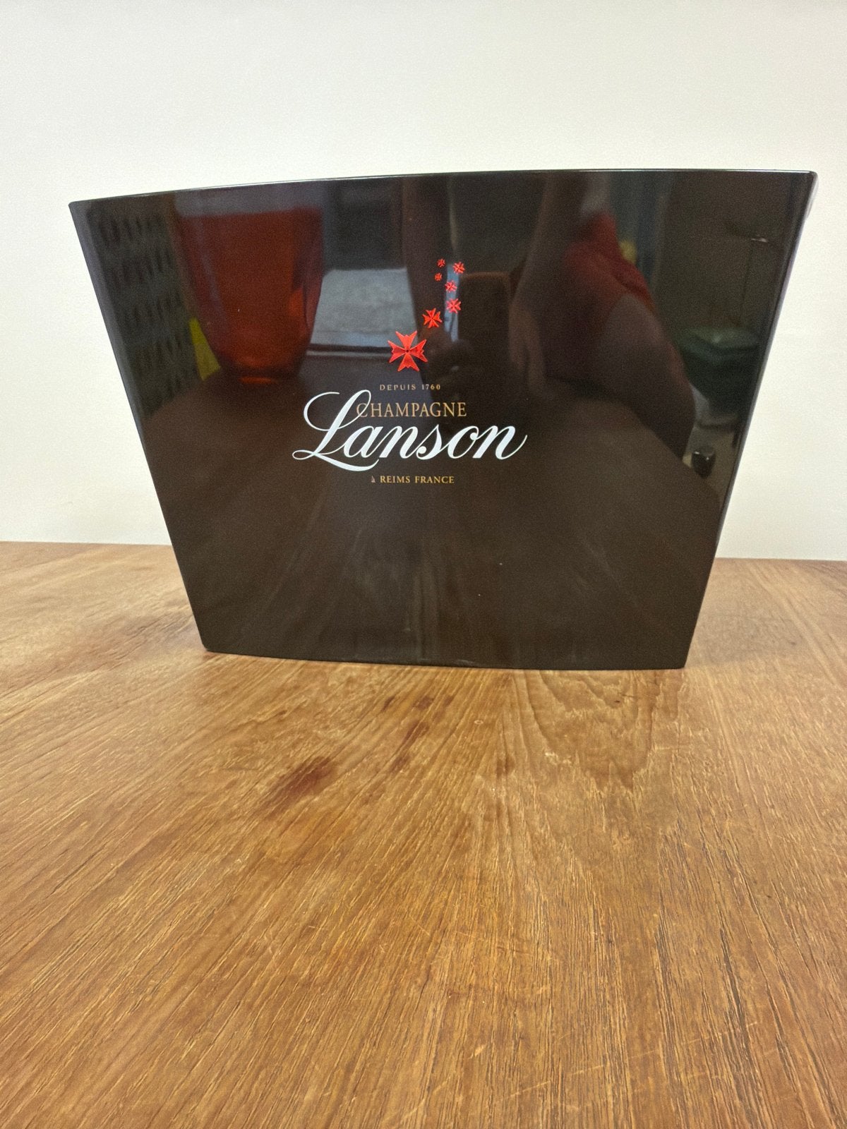 Originele Lanson Champagne koeler - Zwart, Ophalen of Verzenden, Gebruikt, Zwart, Kunststof