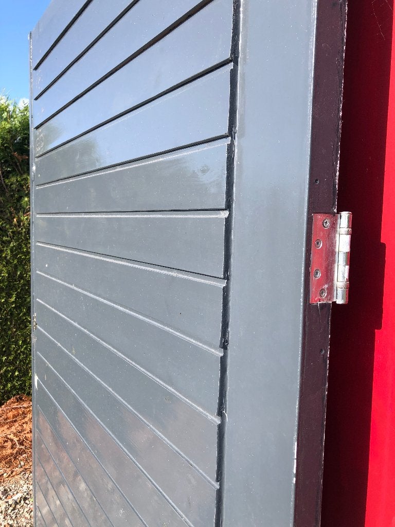 |hardhouten buitendeur| hardhouten Tuinpoort| 215X123|, Ophalen, Gebruikt, 120 cm of meer, Buitendeur