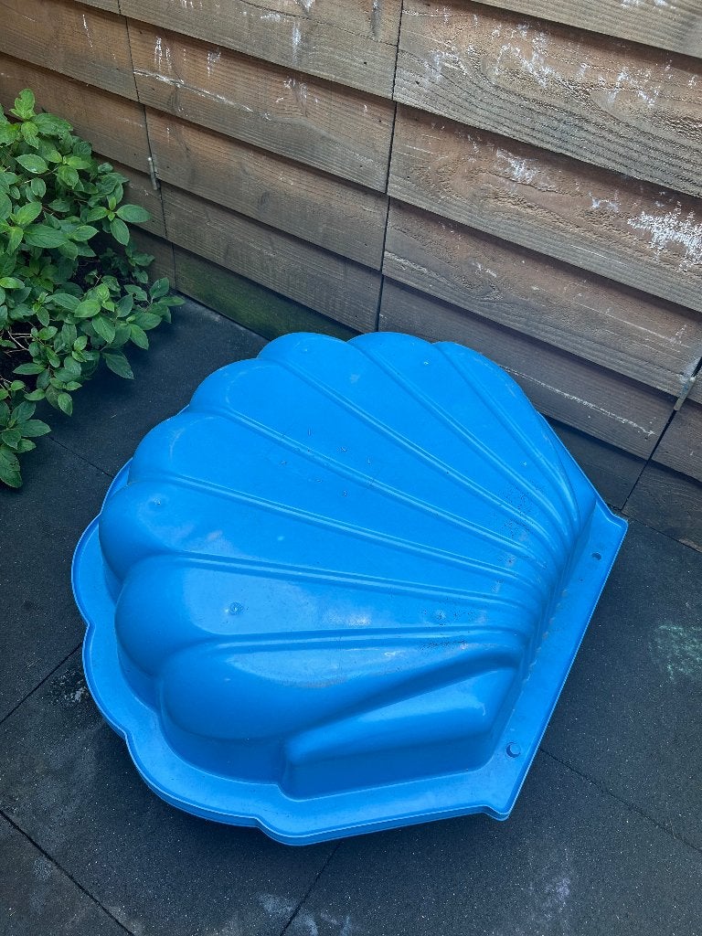 Paradiso shell-shaped sandpit/paddling pool, 2-piece set., Ophalen, Gebruikt, Minder dan 80 cm, Minder dan 200 cm