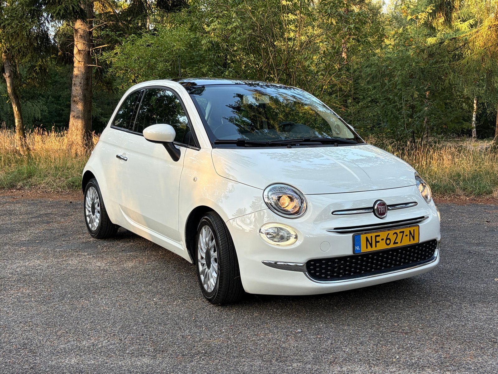 Fiat 500 | Airco | panoramadak | origineel NL | 98.541 km, Voorwielaandrijving, Origineel Nederlands, Handgeschakeld, 26 km/l