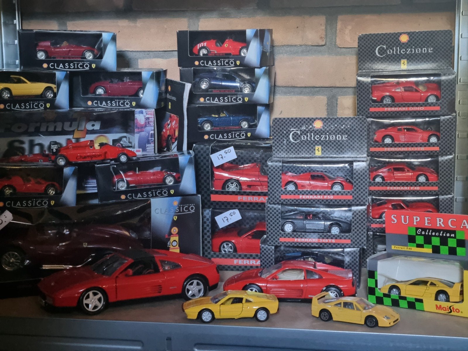 Grote Ferrari Modelauto's -  Collectie, Ophalen of Verzenden