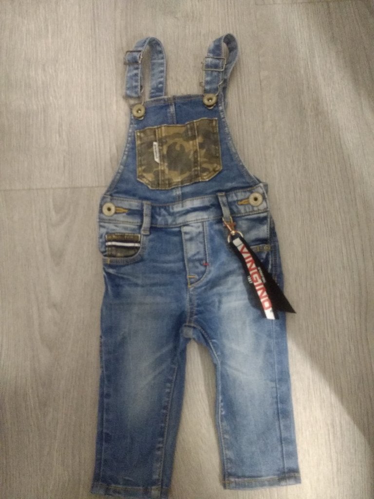vingino - tuinbroek - maat 68, Kinderen en Baby's, Babykleding | Maat 68, Ophalen of Verzenden, Zo goed als nieuw, Jongetje, Broekje