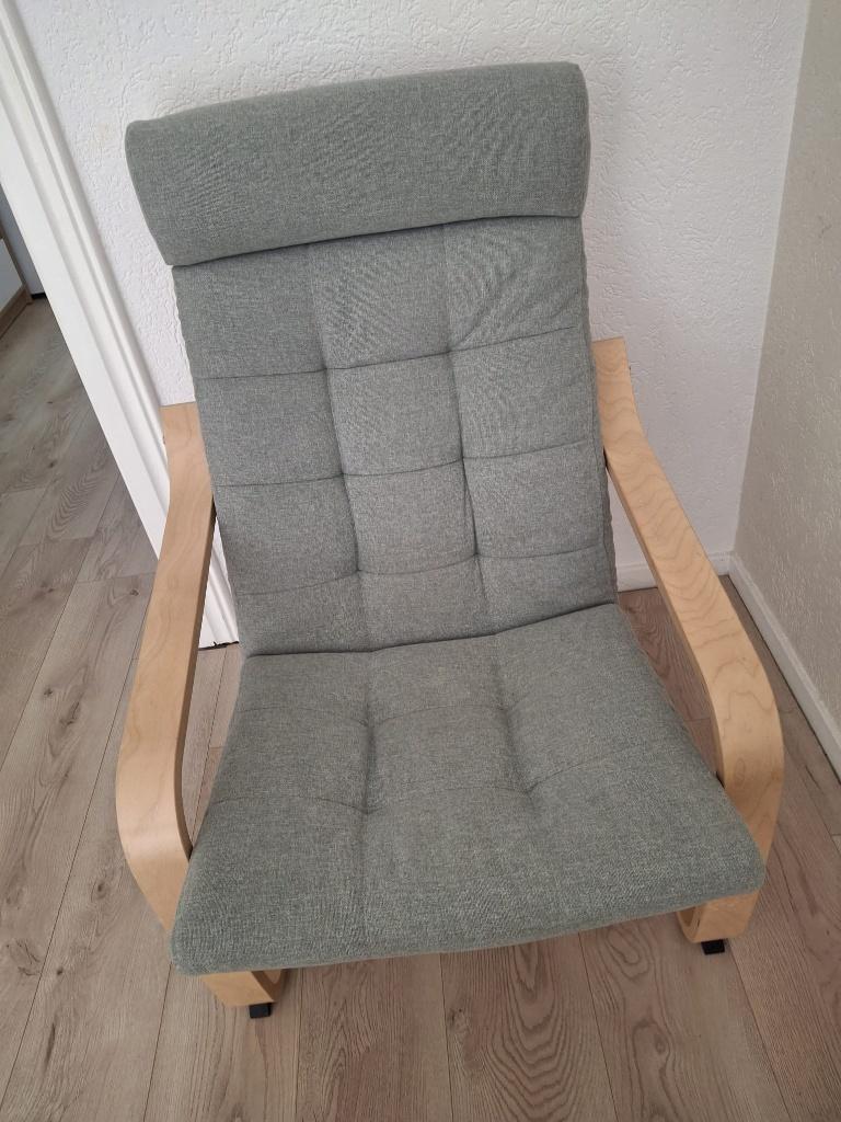 Ikea Poang Schommelstoel, Ophalen, Zo goed als nieuw, Hout