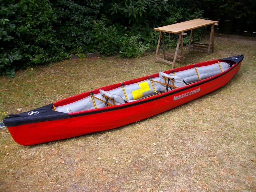 Pakboat Puffin II 1 en 2 persoons kano - kajak US version, Opblaasbaar, Twee personen, Ophalen of Verzenden, Zo goed als nieuw