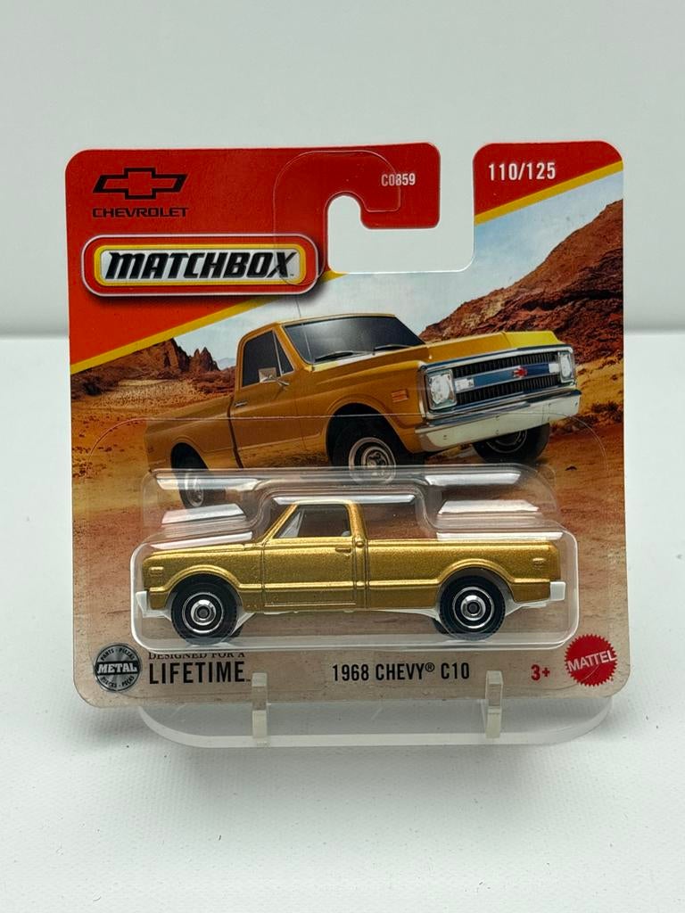 Matchbox 1968 Chevy C10 - Nieuw in verpakking, Auto, Nieuw, Ophalen of Verzenden, Mattel