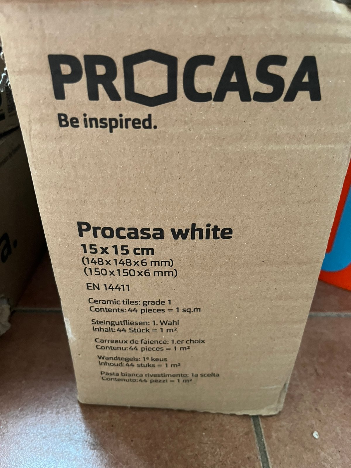 Wandtegel Procasa, Ophalen, Nieuw, Minder dan 20 cm, Minder dan 5 m²