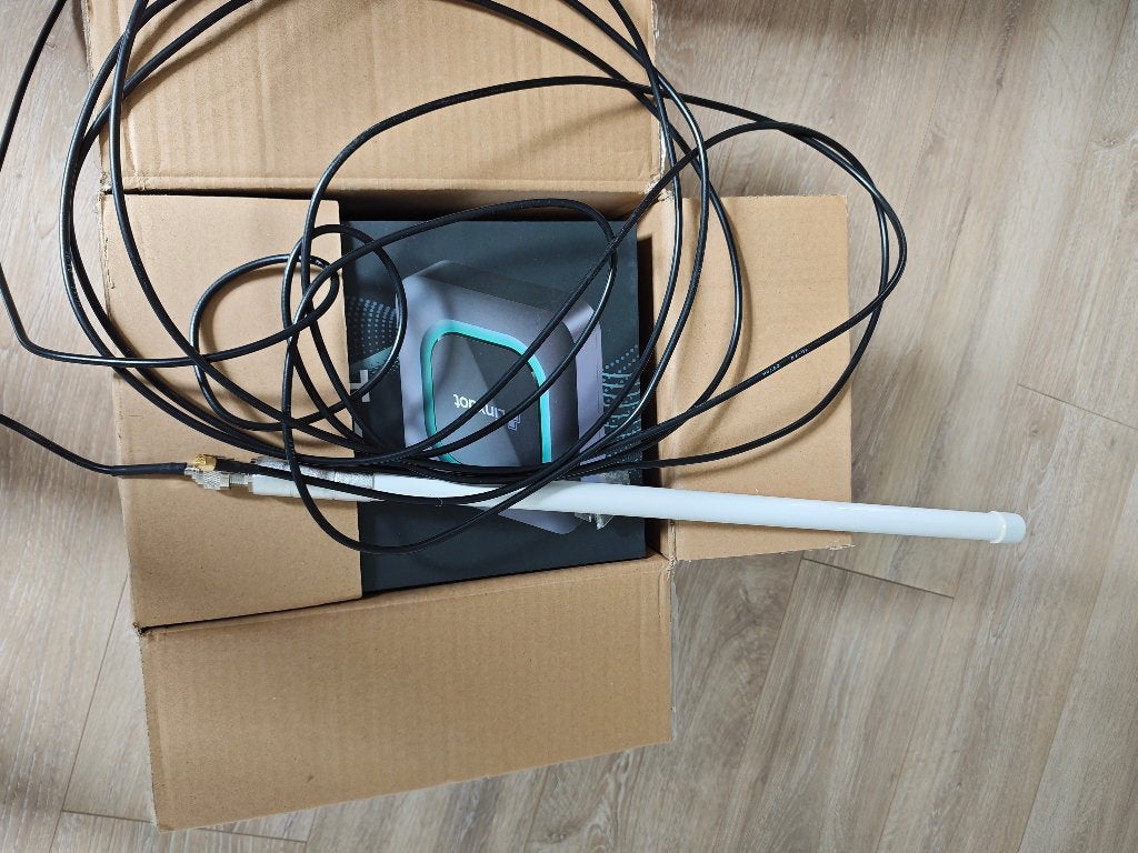 Twee linxdot miners plus lange kabel en antenne, Ophalen of Verzenden, Gebruikt, Antenne