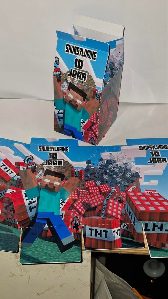 Minecraft traktatie, Ophalen of Verzenden, Nieuw