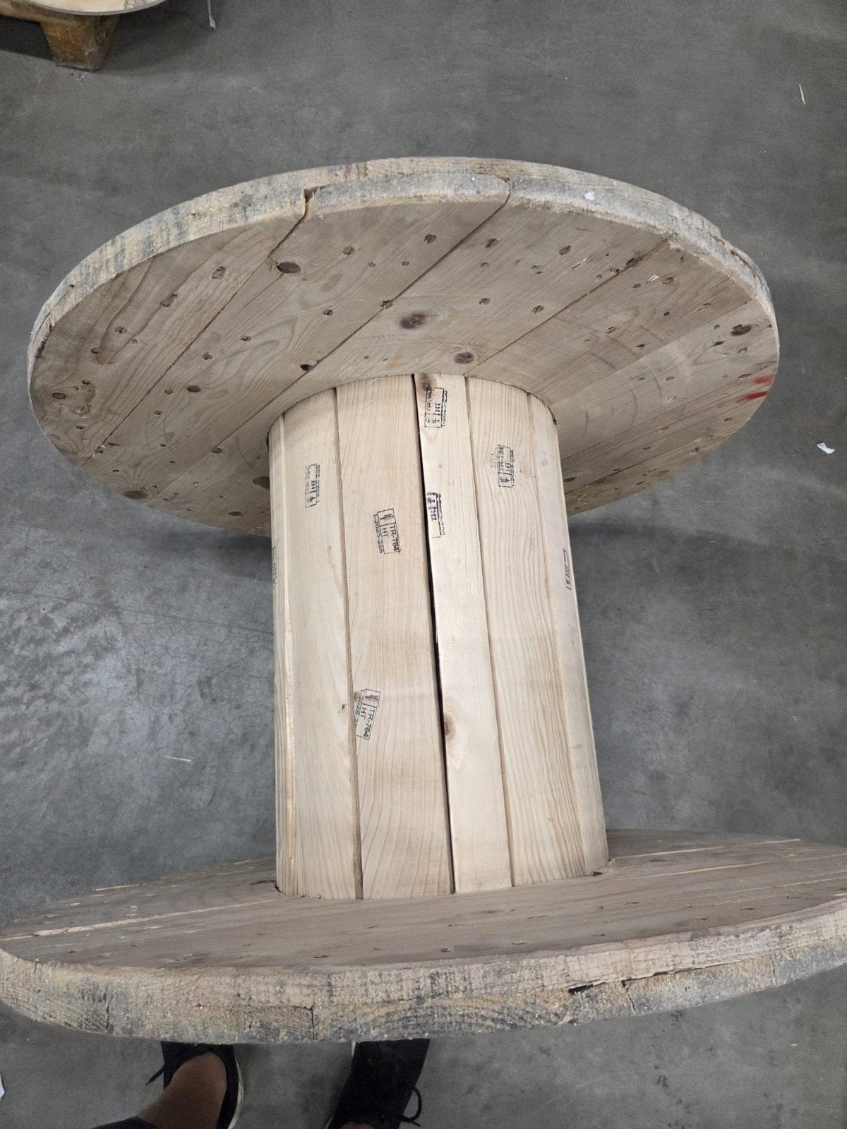 3 houten haspels, Ophalen, Gebruikt