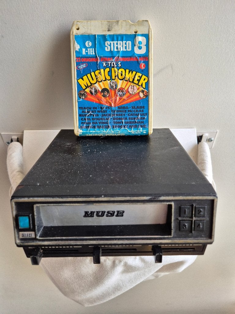 MUSE 8-TRACK player autoradio, Auto diversen, Autoradio's, Ophalen of Verzenden, Gebruikt