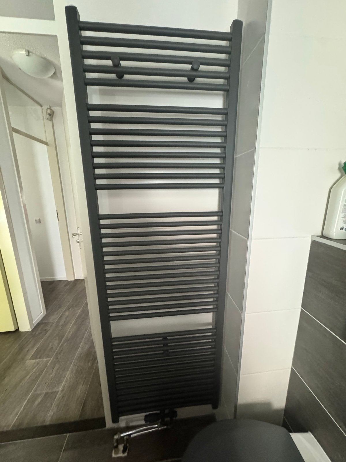Handdoekradiator 180x60 cm - Antraciet, Doe-het-zelf en Verbouw, Verwarming en Radiatoren, Ophalen, Gebruikt, Radiator, 60 tot 150 cm