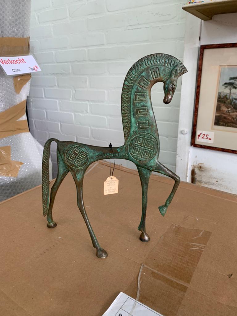 Beeld paard brons Symbool van rijkdom en status., Ophalen of Verzenden